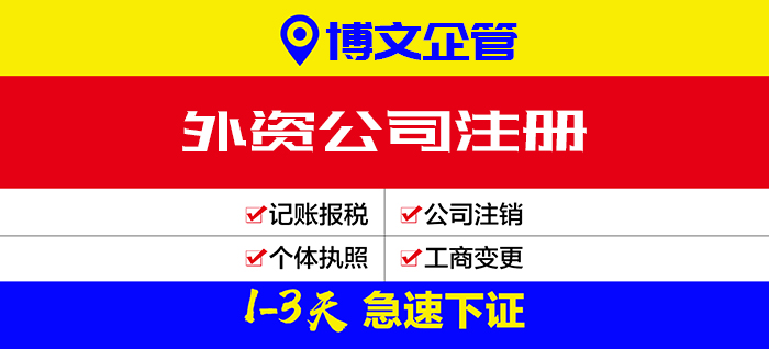 外資公司注冊